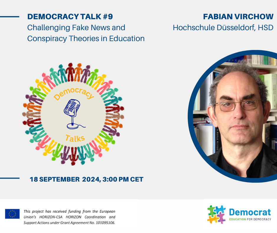 Democracy Talks 9 Challenging Fake News and Conspiracy Theories in Education