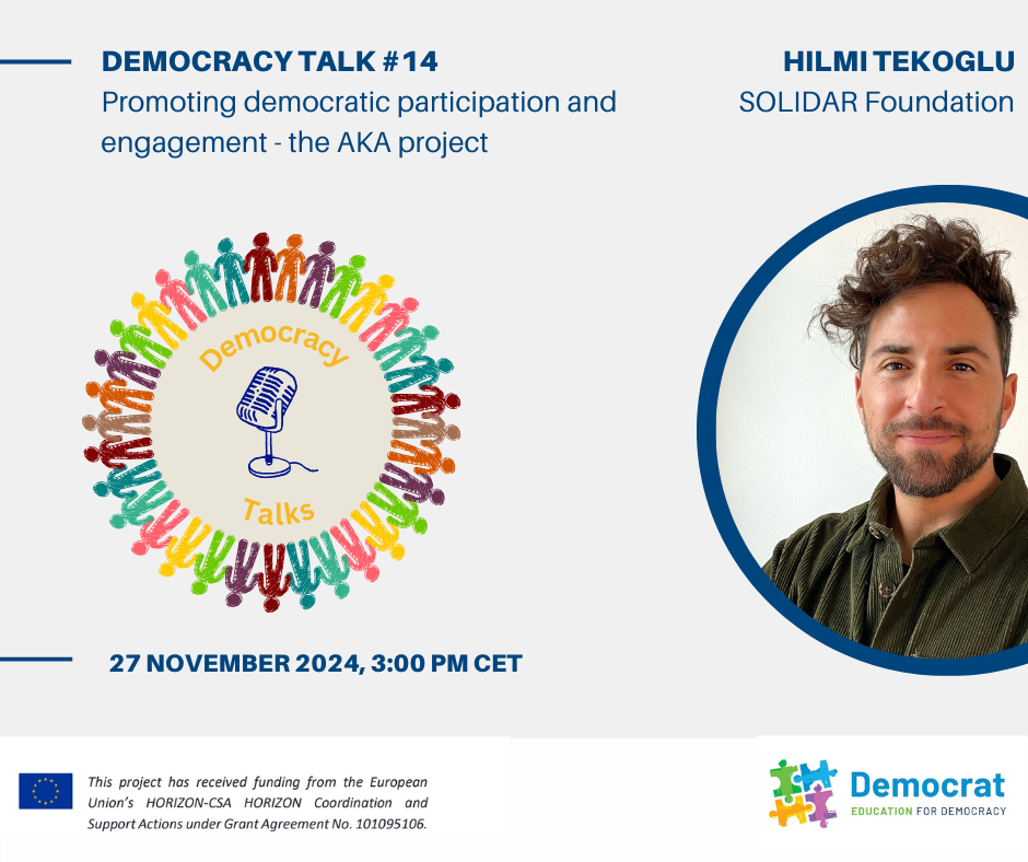 Democracy Talks 14: Promoting democratic participation and engagement – the AKA project